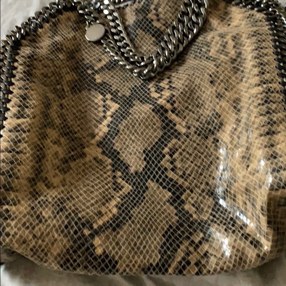 Stella McCartney Mini Snake print Falabella